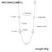 Jewelry High Gloss Bead Chain Stainless Steel PVD Electroplating Long Style Stacked Autumn/Winter Sweater Accessories_ipsvogv.com