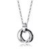 Men's Jewelry Three Ring Pendant Interlocking Stainless Steel Necklace Sweater Chain Couple Jewelry_ipsvogv.com