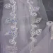 Hair Jewelry Glamorous Bridal Veils For The Bride Sparkling Sequins Leaf-Shaped Lace-Edged 1-Tier Fingertip Length_ipsvogv.com