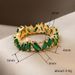 Cao Shi Japanese Style Light Luxury Trendy Geometric French Court Temperament Irregular Index Finger Queen Ring_ipsvogv.com