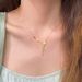 Butterfly Tassel Necklace Women's Titanium Steel Plated With Real Gold 2024 New Ins Minimalist Collarbone Chain_ipsvogv.com