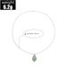 Personalized Carved Hollow Green Luminous Droplet Shaped Pendant Necklace Sweater Chain Special Accessory_ipsvogv.com