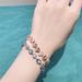 Pink Water Drop Bracelet Female Element Crystal Moonlight Bracelet Female Distribution_ipsvogv.com