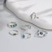 Turquoise Moon Arrow Triangle Hollow Open 6-piece Set New Ring_ipsvogv.com