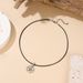 Personalized Fashion Round Five Pointed Star Hollow Pendant Leather Rope Necklace Ornament_ipsvogv.com