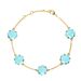 Women's Jewelry AB With Inlaid Crystal Five Flower Bracelet Original Cut Surface With Artificial Crystal Boutique Hand Jewelry Bracelet_ipsvogv.com