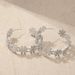 INS High-End Versatile New Flower Earrings Jewelry Non-Fading Gold Light Luxury Accessories_ipsvogv.com