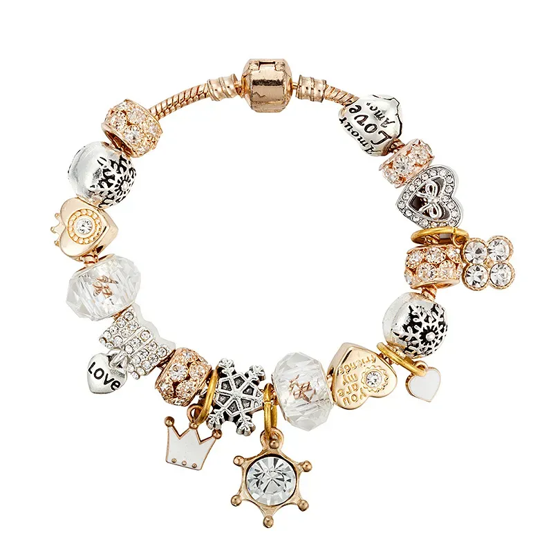Designer bracelet Sier Plated Charms And Key s Bracelet For Women Charm Bracelets Jewelry High Quality 0Ad 994_ipsvogv.com