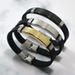 Accessories Stainless Silicone Sports Smooth DIY Titanium Steel Bracelet Men's Hip-Hop Jewelry_ipsvogv.com