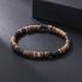 Hot Selling Handmade Beaded Skull Bracelet Men's Retro Style Turquoise Wood Beads Coconut Shell Bracelet Women_ipsvogv.com