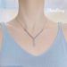 Live Broadcast Fashion Temperament Character Y Word High Carbon Diamond Water Drop Teardrop Zircon Explosion_ipsvogv.com