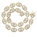 Hip Hop New Necklace Full Of Diamonds And Three Color Coffee Bean Charm Pendant Jewelry_ipsvogv.com