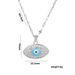 INS style Devil's Eye French oil drop pendant titanium steel stainless steel eye necklace in stock_ipsvogv.com