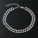 Hip Hop Full Cuban Feet Chains, Men's and Women's Trendy Footwear, Diamond Inlaid Fashion Accessories Anklet_ipsvogv.com