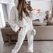Women's Clothing popular autumn and winter women's sports and leisure hooded sweatshirt set two piece set_ipsvogv.com