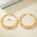 Women’s Jewelry Set Fashion Personality Women's Earrings Hip Hop Circle Bamboo Earrings Exaggerated Design All Match Niche Earrings_ipsvogv.com