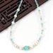 3mm Faceted Crystal Shell Hyacinth Round Beads Natural Stone Bracelet Necklace Set_ipsvogv.com
