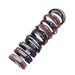 Personalized Leather Wristband Men's Beaded Multi-layer Woven Hip-hop Cowhide Bracelet Jewelry_ipsvogv.com