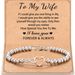 Women's Gift Bracelet Steel Bead Infinite Love Adjustment Chain Bracelet 8 Shaped Diamond Gold Love Bracelet_ipsvogv.com