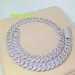 Passed Vvs Test Hip Hop Jewelry Necklace 15mm GRA Ice Out Moissanite Dia Cuban Chain Popular With Rappers_ipsvogv.com