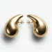 Stud Bottega Earrings Gold Hoop Women Italy Hollow Stainless Steel Hypoallergenic Plated Tear Drop Waterdrop Earring For_ipsvogv.com
