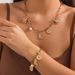 Ethnic Style Denim Hat Boots Pendant Ins Irregular Pearl Chain Necklace For Women_ipsvogv.com