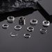 Hot Selling Ring, Fashionable Pearl Opening, Hollowed Out Butterfly Oil Drop Ten Piece Set For Women_ipsvogv.com