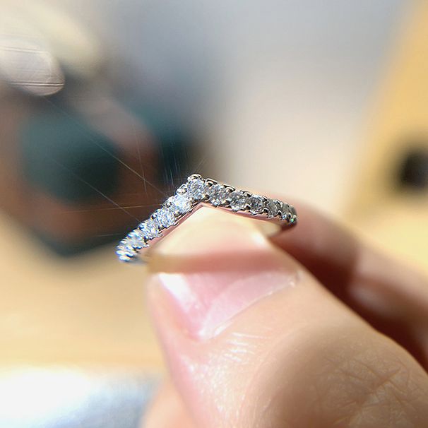 Cao Shi's Japanese And Korean Fashion Niche Design, Exquisite V-shaped Ring, Couple Gift, Thin Tail Ring For Women_ipsvogv.com