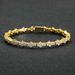 Plum Blossom Tennis Chain Men's Bracelet Zircon Trendy Spring Buckle Hip-Hop Jewelry_ipsvogv.com