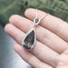 Water Drop Pear Shaped Gemstone Pendant S925 Sterling Silver Inlaid With Colored Crystal Necklace Fashion Necklace Pendant_ipsvogv.com