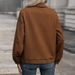 Women's Clothing lapel cardigan autumn new retro Maillard jacket coat_ipsvogv.com