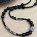Chinese Style Necklace For Men, Natural Stone Splicing, Black Bead Collarbone Chain, Women's Niche, Versatile,_ipsvogv.com