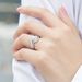SKAS Pure Silver Set With Full Diamond Twist Arm Inlaid Ring Jewelry_ipsvogv.com