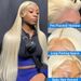 Bone Straight 13x4 Lace Front Wig 613 Honey Blonde Human Hair Wigs Brazilian 30 40 Incn Colored 13x6 Lace Frontal Wigs For Women_ipsvogv.com