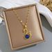 【 】 Temperature Sensitive Stone Color Changing Swan Titanium Steel Necklace For Female Trendy Ins Micro Inlaid With_ipsvogv.com