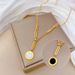 【 Full Body Titanium Steel 】 Roman Double-sided Chain Temperament And Personality Are Extremely Simple. The Real Gold_ipsvogv.com