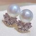 New Trend Earrings Baroque Pearl Zircon Earrings with Advanced Sense and Versatile Commuter Earrings_ipsvogv.com