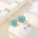 New Bohemian Style Turquoise Floral Circular 2-pair Combination Set With And Earrings_ipsvogv.com