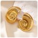 hot selling titanium steel earrings ocean series creative earrings niche holiday style personality earrings accessories for women_ipsvogv.com