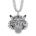 New Hip-Hop Jewelry Titanium Steel Gold-Plated Diamond-Studded Tiger Head Bottle Opener Pendant Necklace_ipsvogv.com