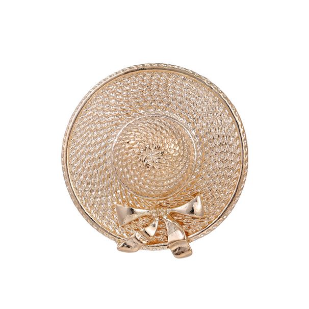 Fashion Straw Hat Brooch Pin Coat Jacket Popular Accessories Jewelry_ipsvogv.com
