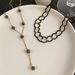 Small Niche Design, High-end Collar, Black Dark Women's Double-layer Crystal Laser Ball Necklace, Internet Famous_ipsvogv.com