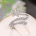 Cao Shichao Xian Designed A Double Layered Winding The Sun, Moon, With An Open Ring For Shooting Stars, Earrings, And_ipsvogv.com