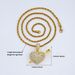 New Love at First Sight Diamond Pendant Fashion Simple Fried Dough Twists Chain Hip Hop Style Men's and Women's Advanced_ipsvogv.com