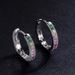 Cao Shi's Japanese Korean New Earrings Are Fashionable Simple, And Seven Colored Zircon Women's Ear Buckle Jewelry Is_ipsvogv.com