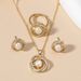 Women's Jewelry Set Elegant Light Luxury Copper Inlaid Zircon Pearl Camellia Pendant Necklace Earrings Set Fashion Jewelry_ipsvogv.com