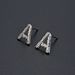 Women’s Jewelry Set Fashion Color Preservation Simple Forest Series A Letter Earrings Gold And Silver Female Earrings Ins Style Sweet And Romantic_ipsvogv.com