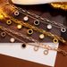 Designer Round Black And White Shell Roman Numerals Bracelet With Titanium Steel Plating Double-layer Hollow Design Fashionable_ipsvogv.com
