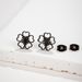 French retro stainless steel flower earrings for women elegant niche temperament simple style small fresh ear jewelry_ipsvogv.com
