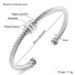 Bangles Fashion Bracelet Titanium Steel Wire Twisted Rope Diamond Versatile Jewelry_ipsvogv.com